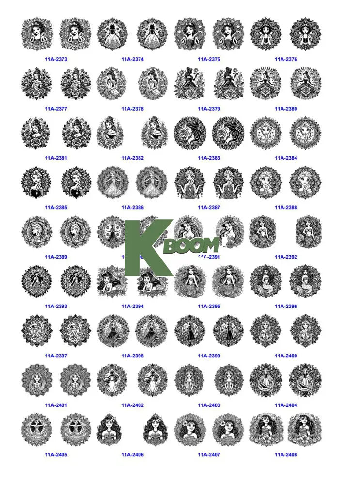 Wholesale UV DTF catalogue 9 77 pages