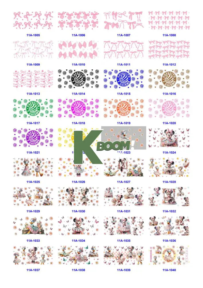 Wholesale UV DTF catalogue 9 77 pages