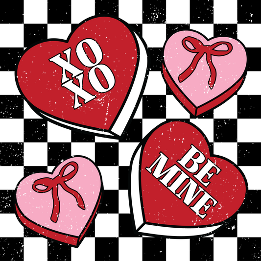 Iron On DTF Transfers For T-Shirt Clothes about 22cm 10 to choice from Valentines