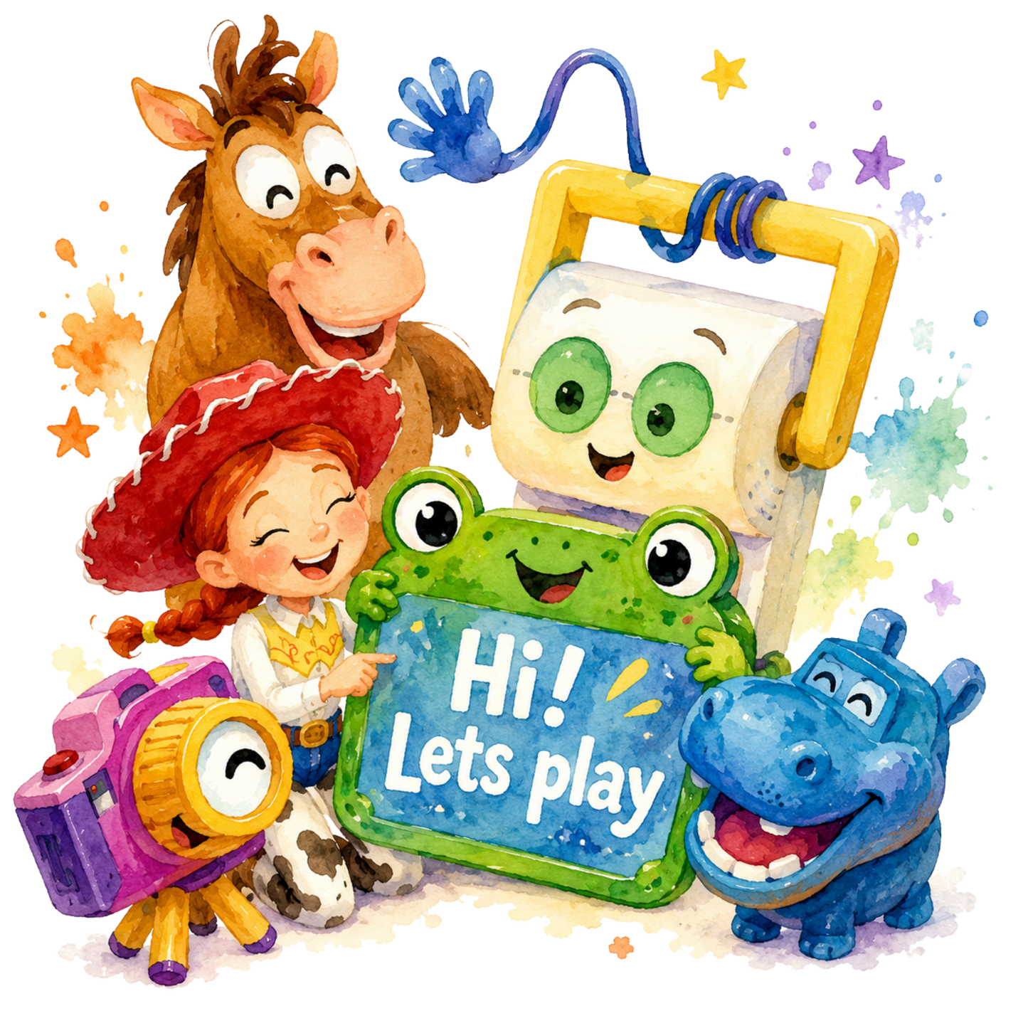 Iron On DTF Transfers For T-Shirt Clothes about 22cm 10 to choice from Toy Story 5