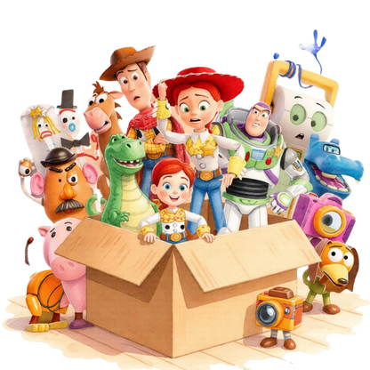 Iron On DTF Transfers For T-Shirt Clothes about 22cm 10 to choice from Toy Story 5