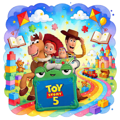 Iron On DTF Transfers For T-Shirt Clothes about 22cm 10 to choice from Toy Story 5