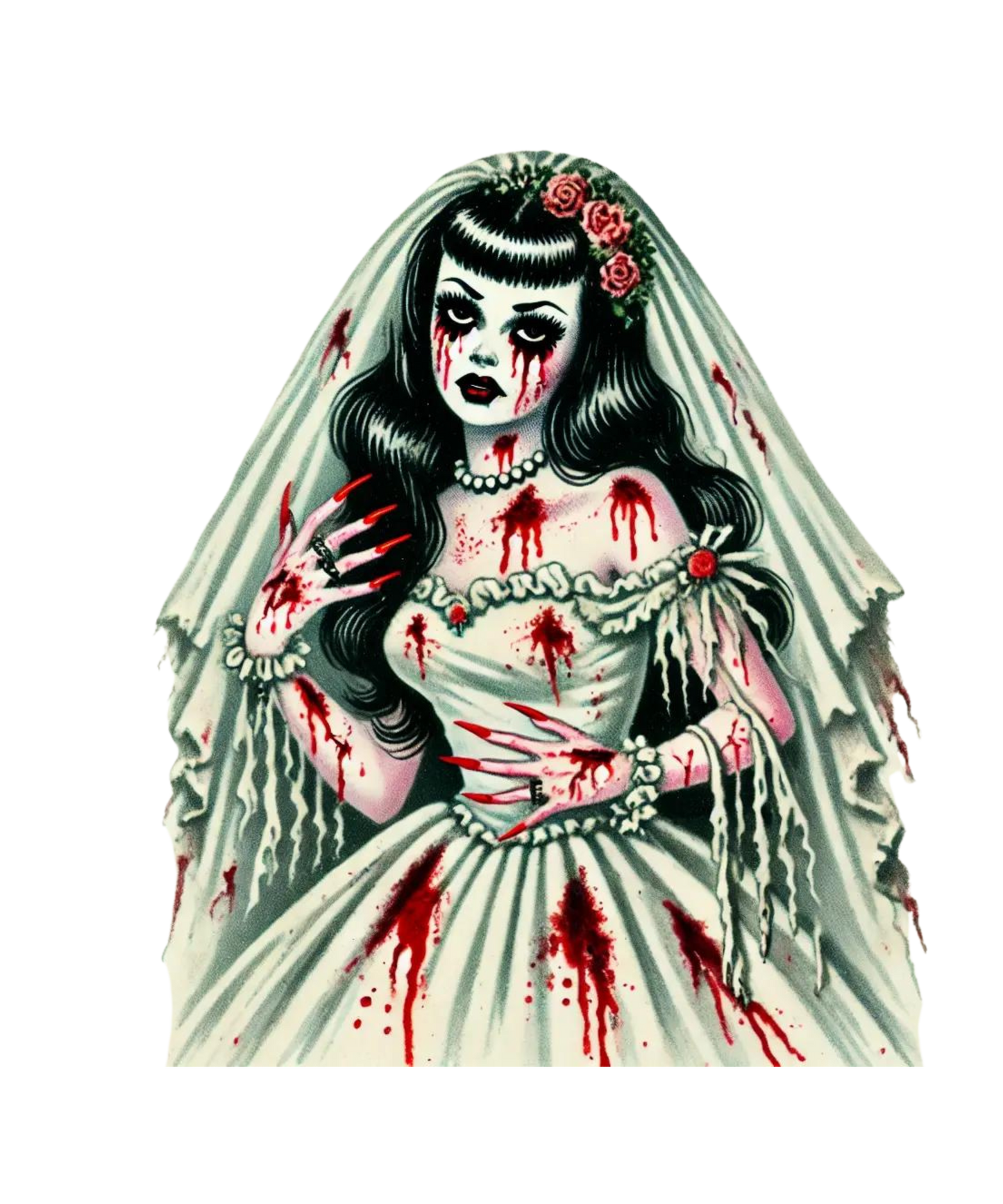 Iron On DTF Transfers For T-Shirt Clothes about 22cm Vintage