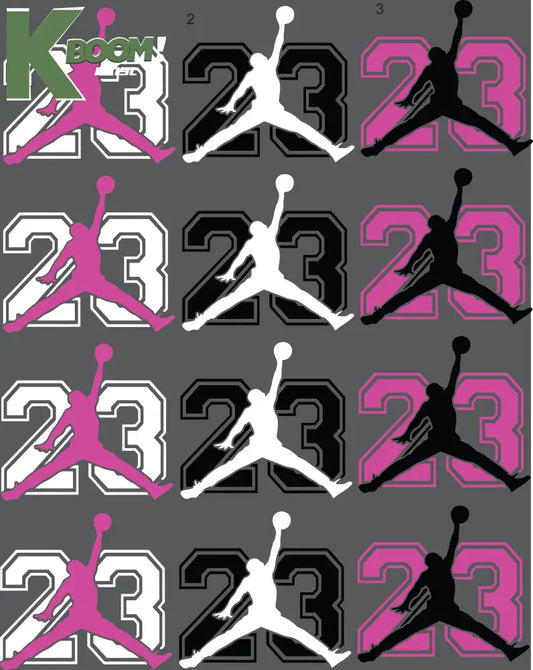 12 X Jorden VARIATIONS IRON ON HEAT TRANSFER SPORT