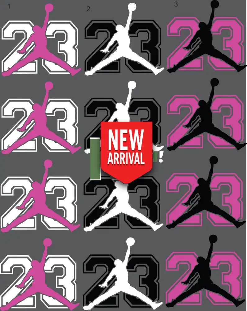 12 X Jorden VARIATIONS IRON ON HEAT TRANSFER SPORT