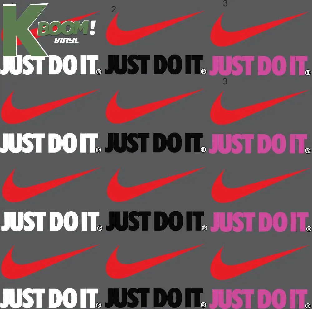 12 X NIKE VARIATIONS IRON ON HEAT TRANSFER SPORT