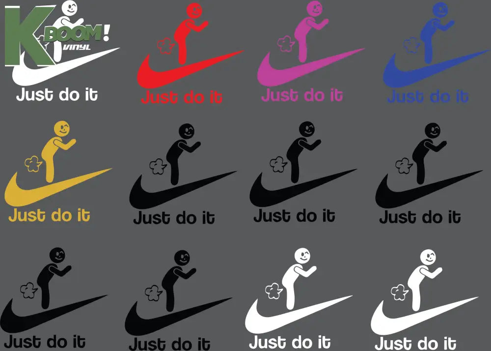 12 X NIKE VARIATIONS IRON ON HEAT TRANSFER SPORT