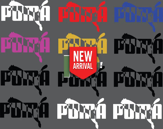 12 X Puma VARIATIONS IRON ON HEAT TRANSFER SPORT