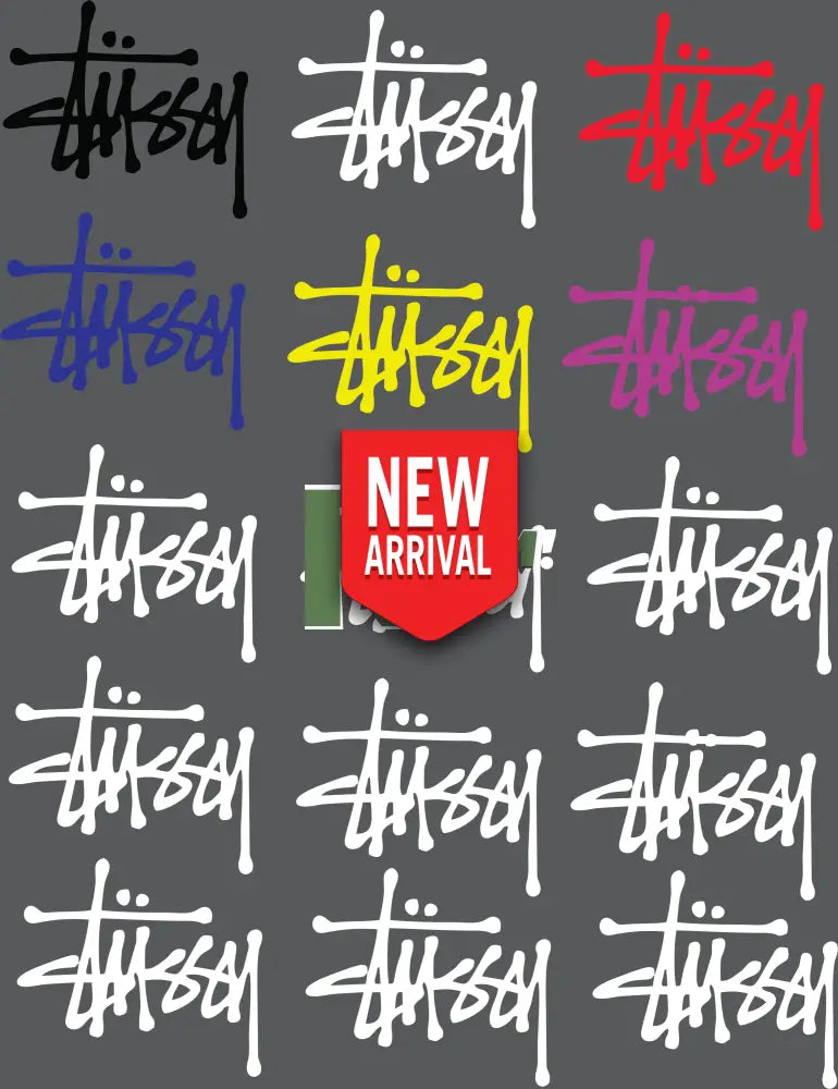 12 X Stussy VARIATIONS IRON ON HEAT TRANSFER SPORT