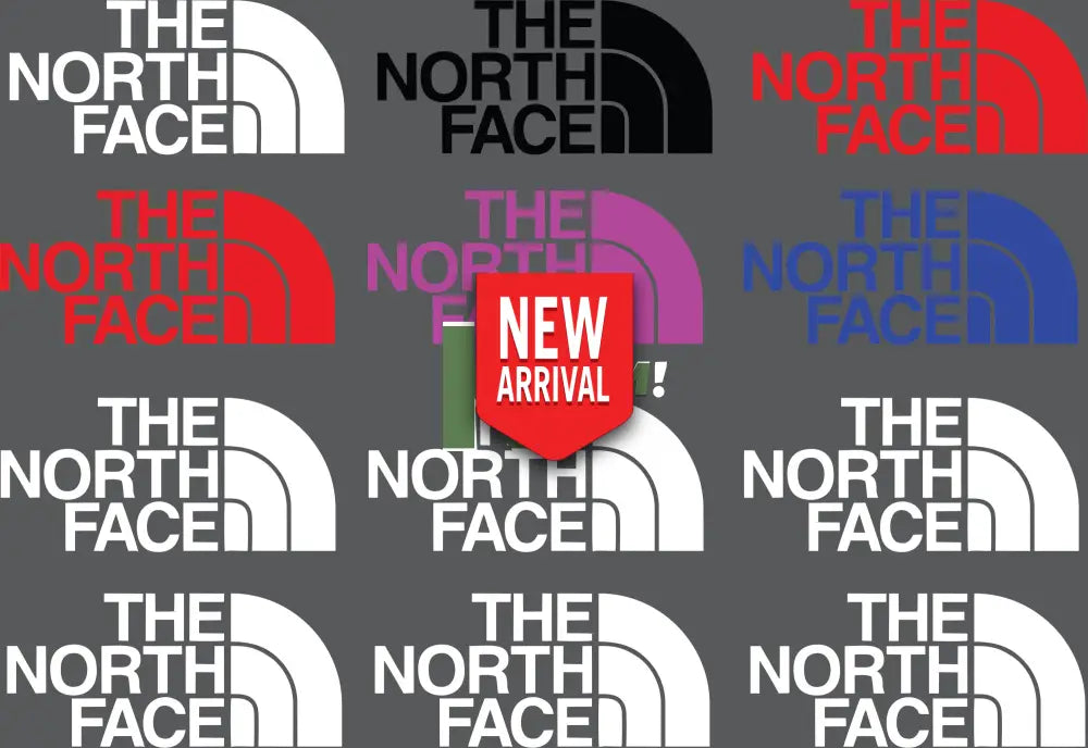 12 X The North face VARIATIONS IRON ON HEAT TRANSFER SPORT