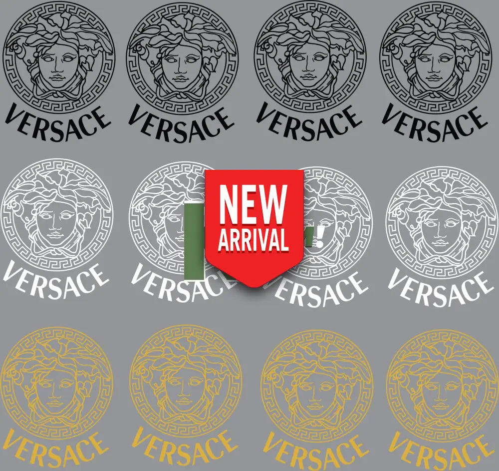 12 X Versace VARIATIONS IRON ON HEAT TRANSFER SPORT