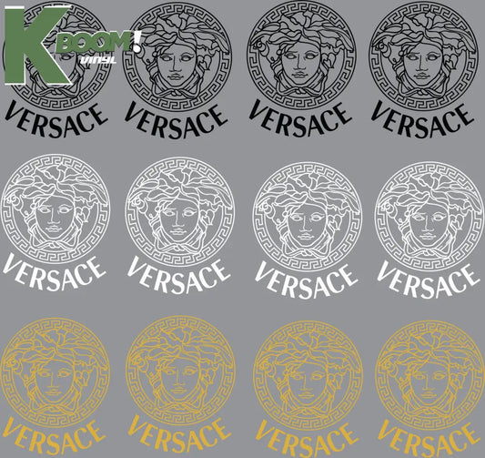 12 X Versace VARIATIONS IRON ON HEAT TRANSFER SPORT
