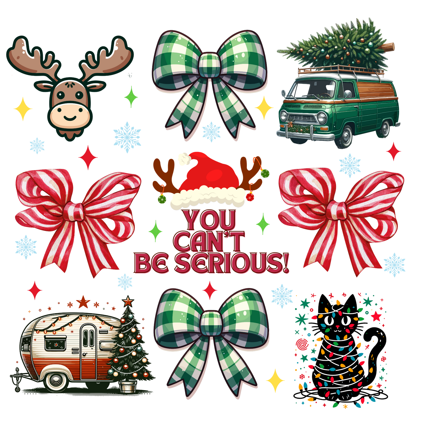 Iron On DTF Transfers For T-Shirt Clothes about 22 8 to choice from Xmas 2