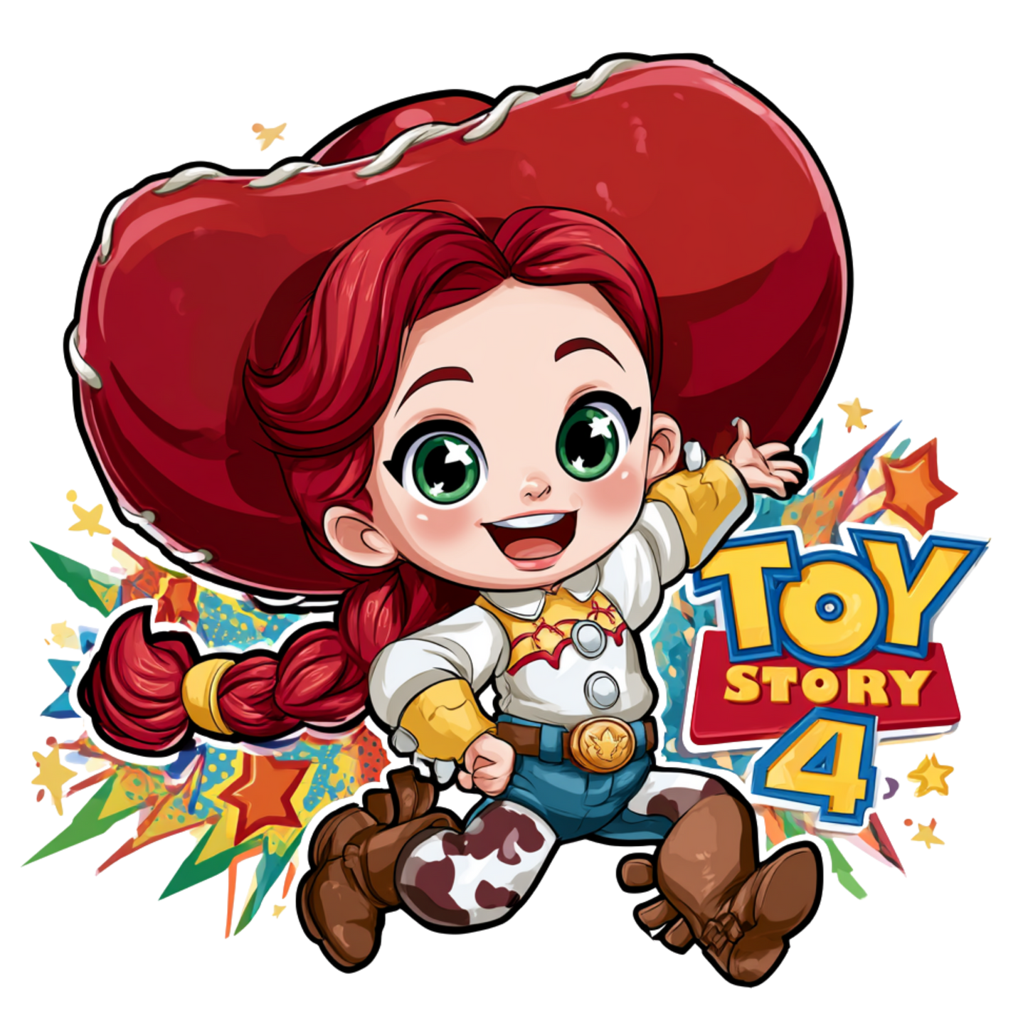 Iron On DTF Transfers For T-Shirt Clothes about 22cm 10 to choice from Toy Story 5