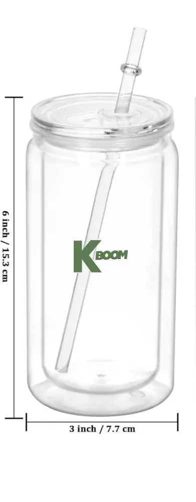 16 Oz Plastic Snowglobe Tumbler
