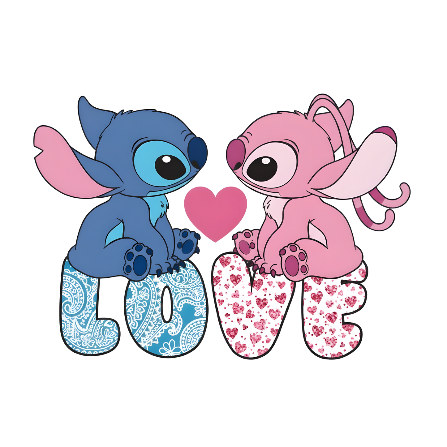 Iron On DTF Transfers For T-Shirt Clothes about 22cm 10 to choice from Valentines
