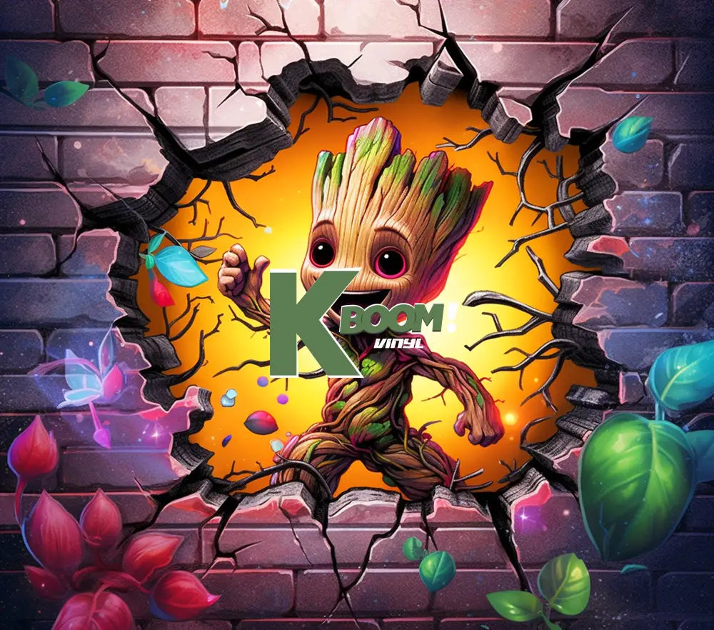 20 Oz Skinny Tumblers 3D Baby Super Heroes 60 image to choice from 11