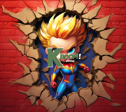 20 Oz Skinny Tumblers 3D Baby Super Heroes 60 image to choice from 25