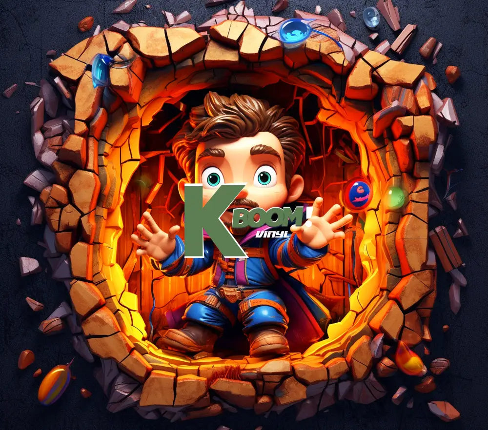 20 Oz Skinny Tumblers 3D Baby Super Heroes 60 image to choice from 26