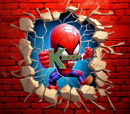 20 Oz Skinny Tumblers 3D Baby Super Heroes 60 image to choice from 35