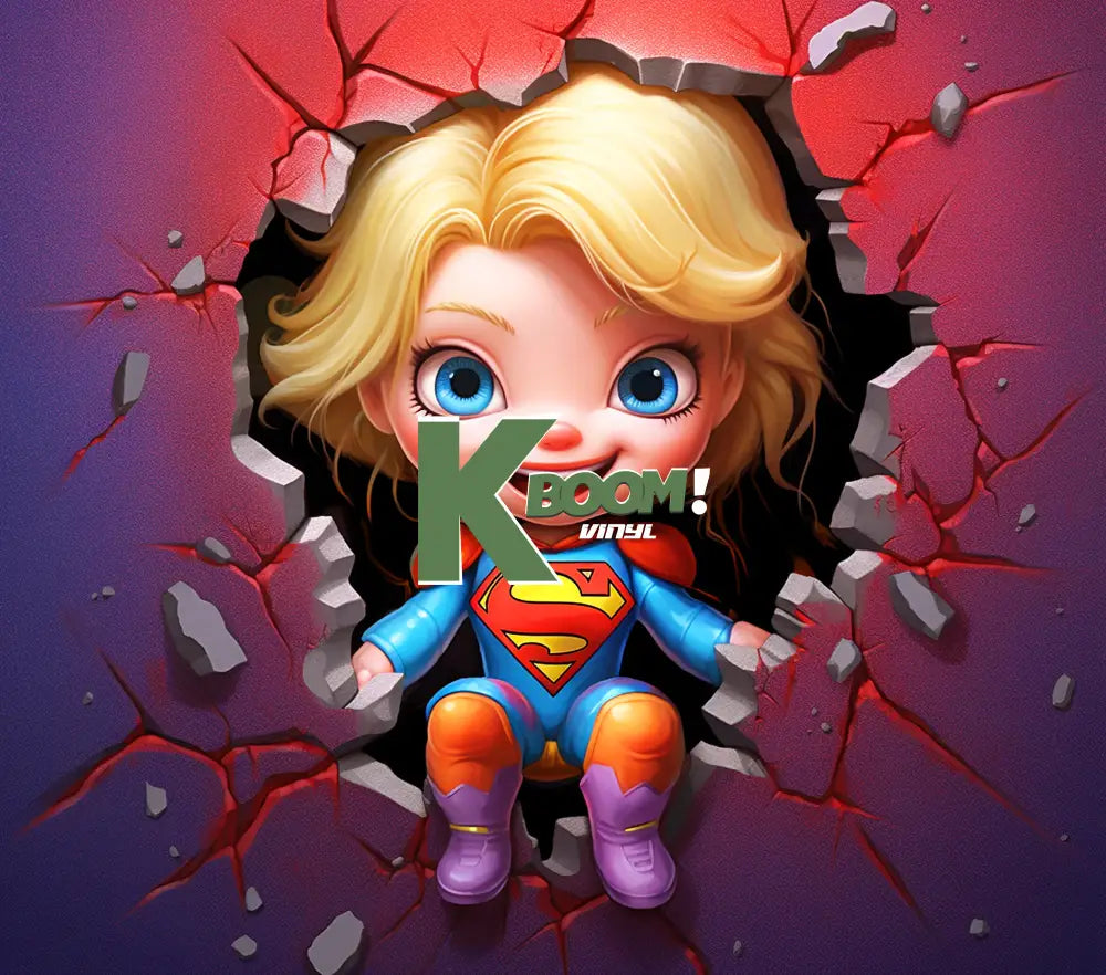 20 Oz Skinny Tumblers 3D Baby Super Heroes 60 image to choice from 37