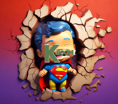 20 Oz Skinny Tumblers 3D Baby Super Heroes 60 image to choice from 39