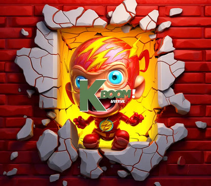 20 Oz Skinny Tumblers 3D Baby Super Heroes 60 image to choice from 40