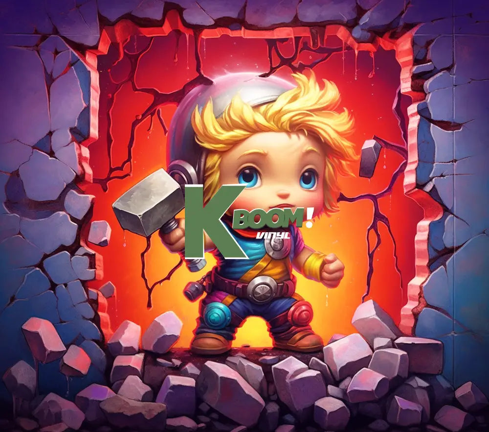 20 Oz Skinny Tumblers 3D Baby Super Heroes 60 image to choice from 45