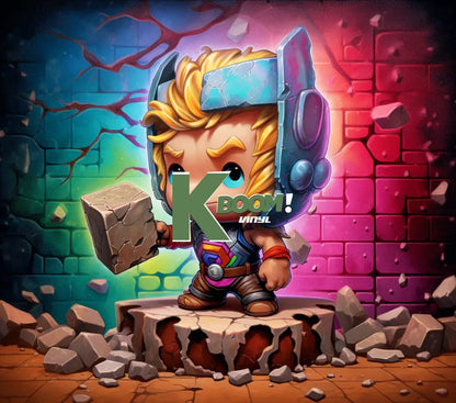 20 Oz Skinny Tumblers 3D Baby Super Heroes 60 image to choice from 47