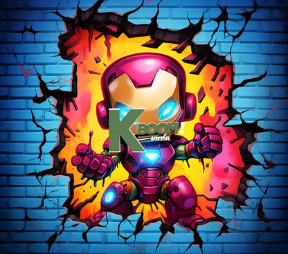 20 Oz Skinny Tumblers 3D Baby Super Heroes 60 image to choice from 6