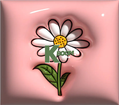 20 Oz Skinny Tumblers 3D Flowers 10 image to choice from 1