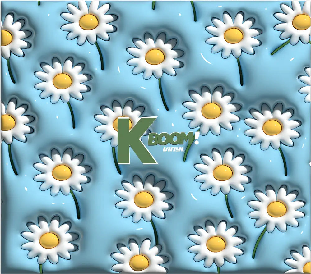 20 Oz Skinny Tumblers 3D Flowers 10 image to choice from 3