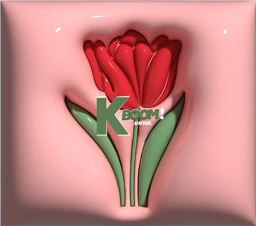 20 Oz Skinny Tumblers 3D Flowers 10 image to choice from 9