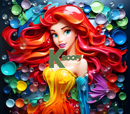 20 Oz Skinny Tumblers 3D paint design cartoon 1 30 image to choice from 17