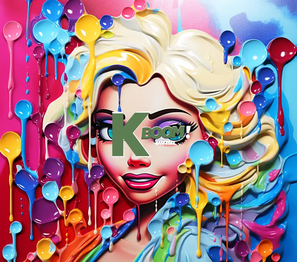 20 Oz Skinny Tumblers 3D paint design cartoon 2 30 image to choice from 10