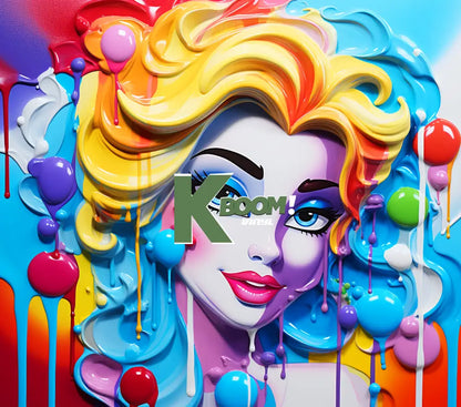 20 Oz Skinny Tumblers 3D paint design cartoon 2 30 image to choice from 11