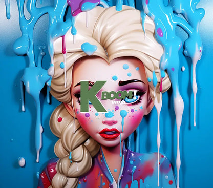 20 Oz Skinny Tumblers 3D paint design cartoon 2 30 image to choice from 12