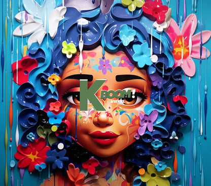 20 Oz Skinny Tumblers 3D paint design cartoon 4 (90-120)30 image to choice from