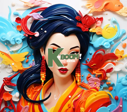 20 Oz Skinny Tumblers 3D paint design cartoon 4 (90-120)30 image to choice from