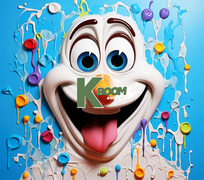 20 Oz Skinny Tumblers 3D paint design cartoon 4 (90-120)30 image to choice from