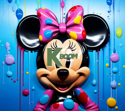 20 Oz Skinny Tumblers 3D paint design cartoon 4 (90-120)30 image to choice from