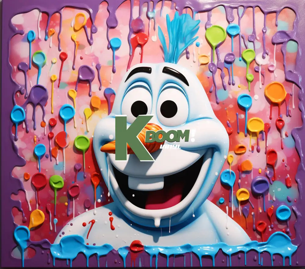 20 Oz Skinny Tumblers 3D paint design cartoon 4 (90-120)30 image to choice from