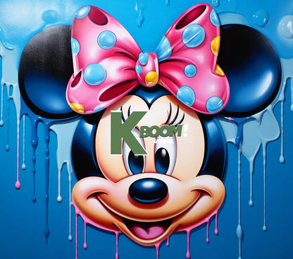 20 Oz Skinny Tumblers 3D paint design cartoon 4 (90-120)30 image to choice from