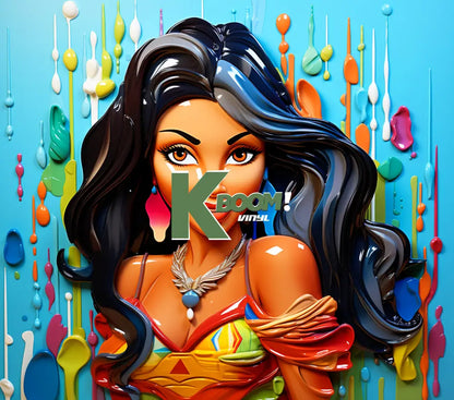 20 Oz Skinny Tumblers 3D paint design cartoon 5 (120-150)30 image to choice from 11