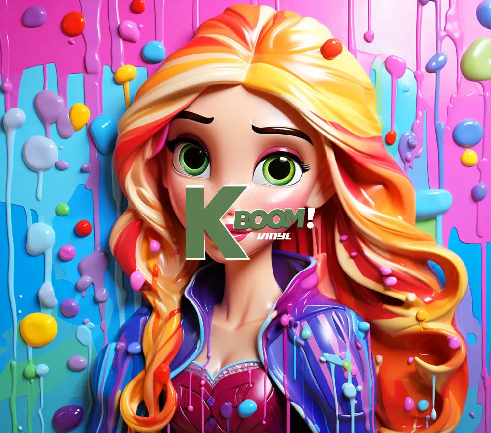 20 Oz Skinny Tumblers 3D paint design cartoon 5 (120-150)30 image to choice from 17