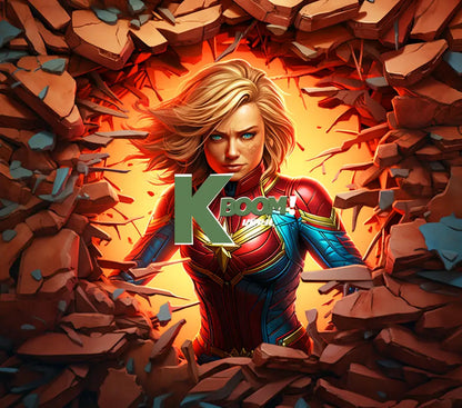 20 Oz Skinny Tumblers 3D Superheroes design 1 (1 -30)30 image to choice from 30