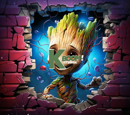 20 Oz Skinny Tumblers 3D Superheroes design 1 (1 -30)30 image to choice from 17