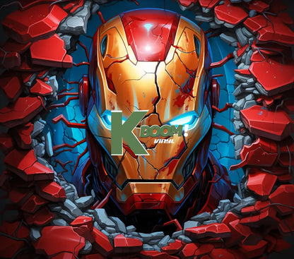 20 Oz Skinny Tumblers 3D Superheroes design 2 (30 -60)30 image to choice from 9