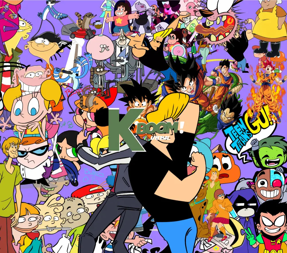 20 Oz Skinny Tumblers 90s cartoon design 1 41 image to choice from 19