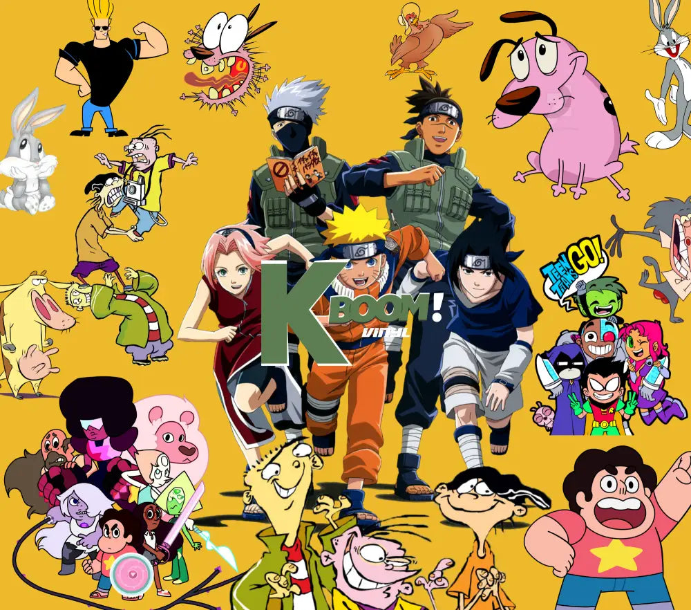 20 Oz Skinny Tumblers 90s cartoon design 1 41 image to choice from 21